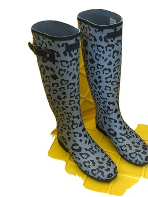 leopard hunter rain boots