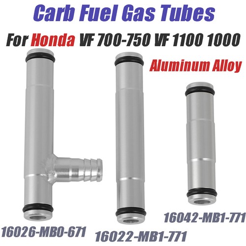 Carb Fuel Gas Tubes Set 16026MB0671/16022MB1771 For Honda VF 700