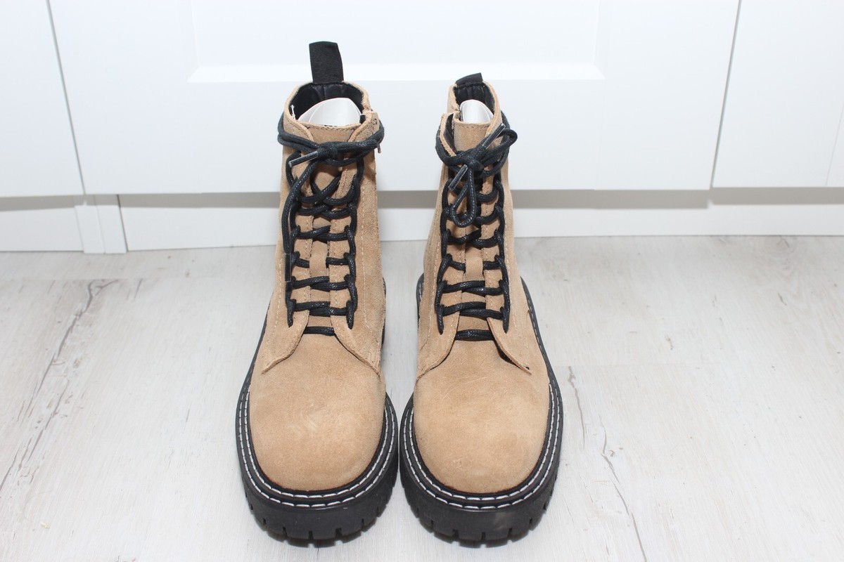 Leonardo Dunkelblaue Wildleder Stiefeletten About You Stiefel