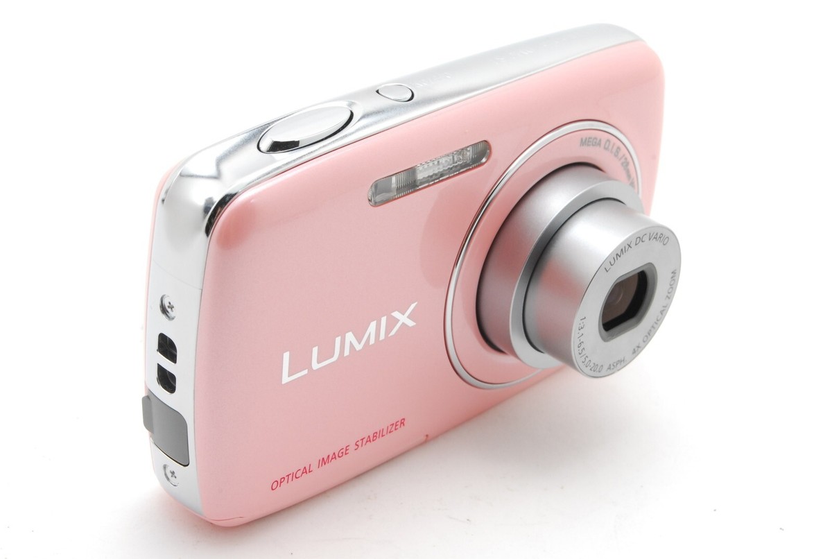 Panasonic DMC-S1 LUMIX ピンク TOP MINT in Box】 Panasonic Lumix DMC-S1 Pink Compact