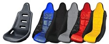Gray Black Seat Cover Highback Poly Seat