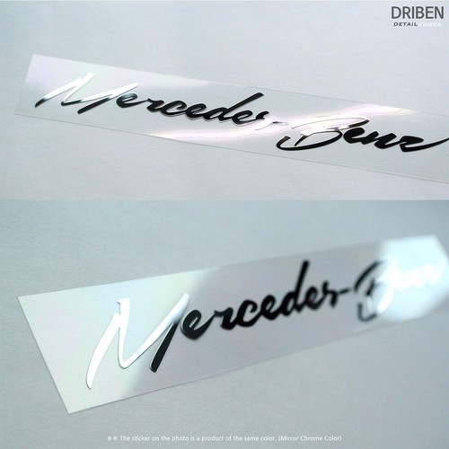 Mercedes-Benz & AMG Car Metal Sticker Pair Decal 60059 Badge Auto Word Decor - Picture 3 of 5