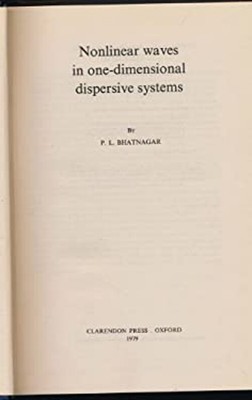Nonlinear Waves in One-Dimensional Dispersive Systems Prabhu Lal
