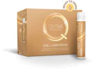 NEU Qyra Intensivpflege Kollagen Drink 21 Beauty Ampullen trinkfertig  03/2027