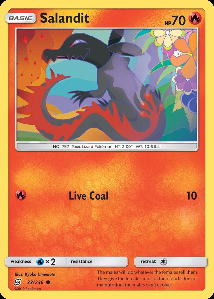 Pokemon Salandit (33/263) Unified Minds LP