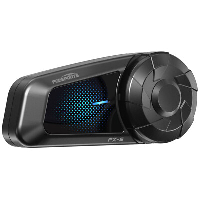 FX-S Motorcycle Intercom Helmet Bluetooth Headset 2-way 1000m Communication
