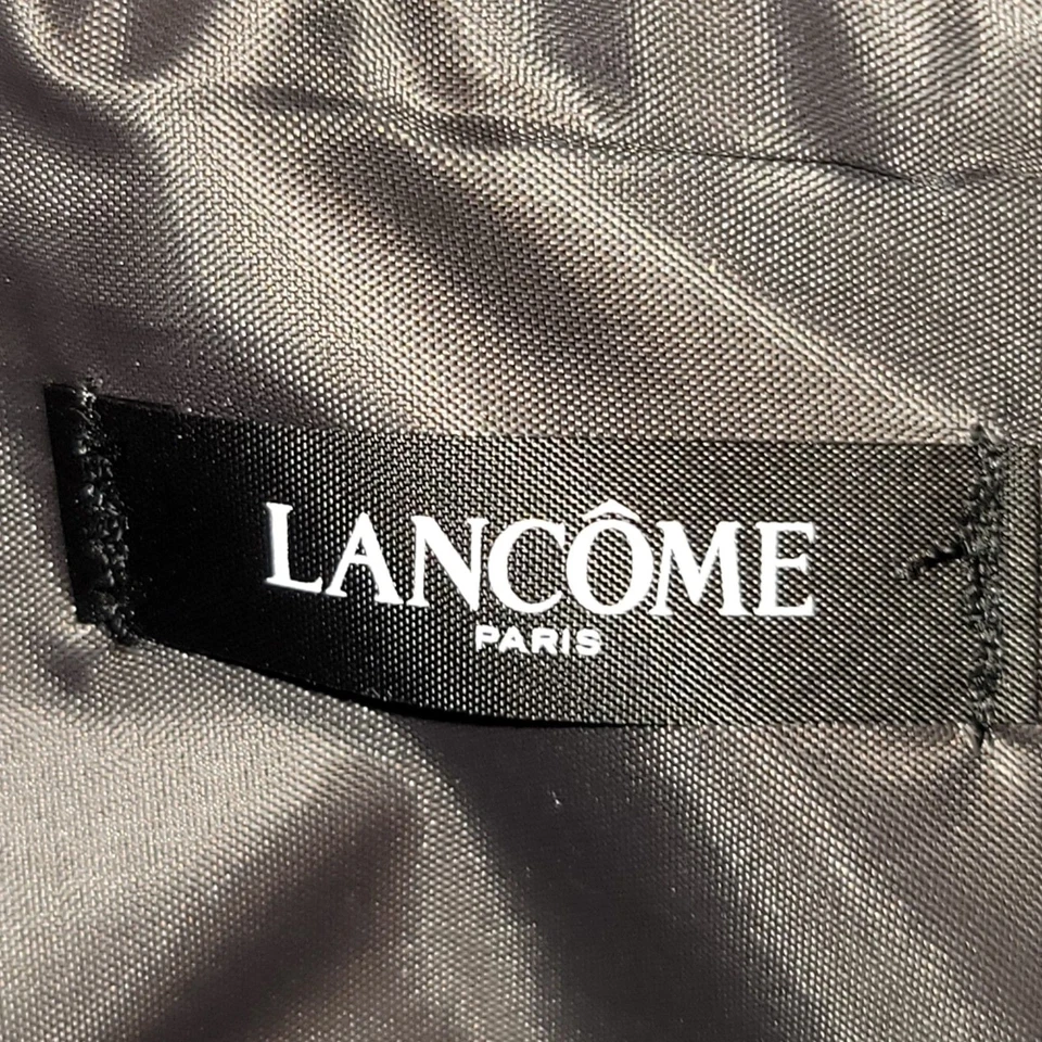 Bolso de cosméticos Lancome Paris gris jaspeado suave nuevo sin etiquetas Foto 3 de 4
