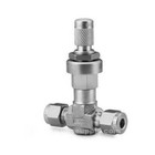 STAINLESS STEEL MEDIUM FLOW METERING VALVE, 1/8 in. SWAGELOK TUBE FITTING