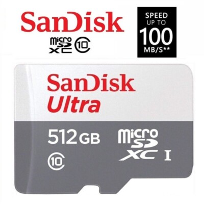 512gb Carte mémoire Micro SD Class 10 Carte mémoire mémoire Haute