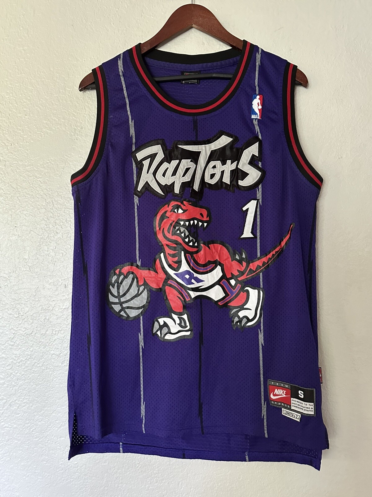 Vintage Nike Tracy McGrady Toronto Raptors Throwback Jersey Small