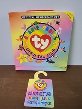 Ty Beanie Baby Official Club First Edition Official Membership Kit 136 Stickers 