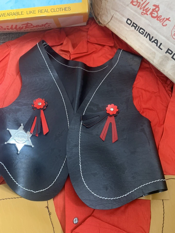 Vintage Boxed 50’s 60’s Billy Best Cowboy Playwear - Dress Up Set - Superb - Image 2 of 4