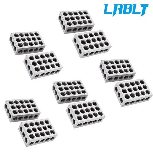 LABLT 5 Matched Pairs 1-2-3 123 Blocks 23 Holes .0002" Precision Machinist - Picture 8 of 12