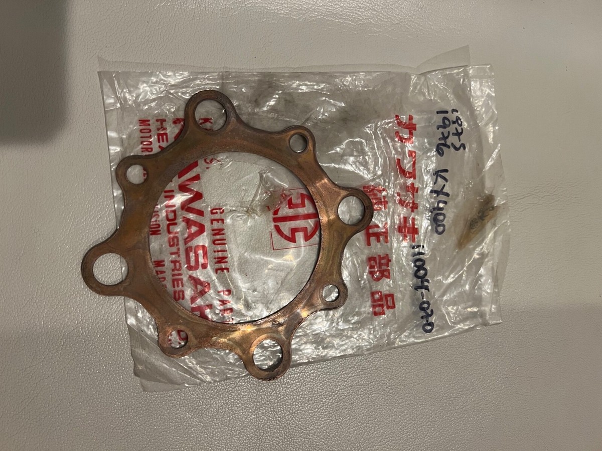 んぼ Kawasaki OEM 11004-070 1975-1976 KX 400 Cylinder Head Gasket | eBay