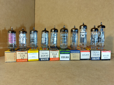 Elektronen Röhre Tube Tubo ECH42, ECH43, ECH83, ECL80, ECL805, ECL84, ECL85