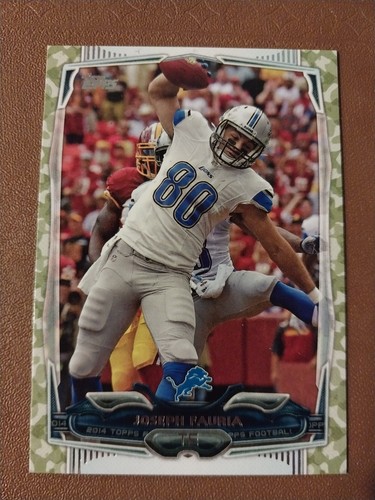 2014 JOSEPH FAURIA TOPPS CAMO NFL CARD /399 DETROIT LIONS #163 UCLA BRUINS - 第 1/3 張圖片