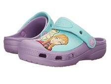 CROCS Frozen Cayman Purple KIDS SHOES NEW