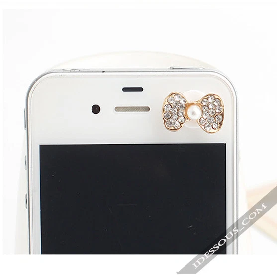 Smartphone Schmuck Gold Stecker StaubSchutz Handy Kappe Stöpsel Iphone Galaxy - Bild 2 von 4