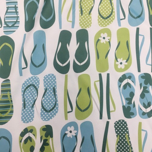 Holiday, Beach, Seaside Themed Caravan, Camper Dimout Curtain Fabric Material - Picture 4 of 13