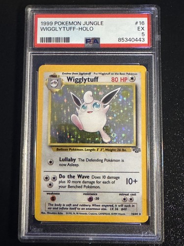 Wigglytuff (Unlimited) graded PSA 5 for sale on eBay