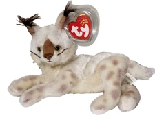 Ty Beanie Baby - TRACKS the Lynx (6.5 Inch) NEW MWMTs Stuffed Animal Toy