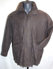 Herren Echtes Nubuk Leder Winterjacke von "LEKRA" Gr.48 NEU! UNIKAT! VINTAGE!