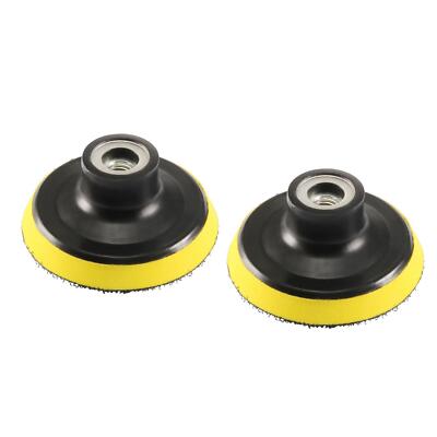 3 Inch Hook and Loop Backing Backer Pads with M10 Female Thread 2 Pcs