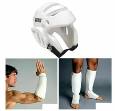 Taekwondo Sparring Gear Set Head Forearm Shin Instep Guards Tkd Pads Karate New