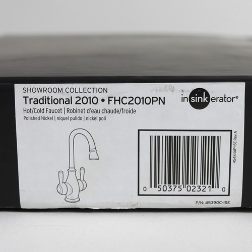 InSinkErator Traditional 2010 Instant Hot Cold Faucet in Pol. Nickel FHC2010PN - Picture 5 of 5