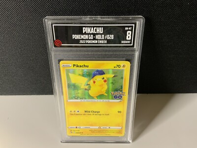 2022 POKEMON GO PIKACHU HOLO #028 PSA 8 NM/MINT | eBay