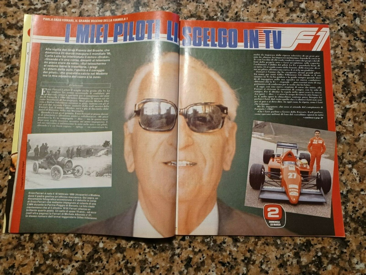 TV SORRISI E CANZONI 1986-Zuzzurro e Gaspare-Enzo Ferrari