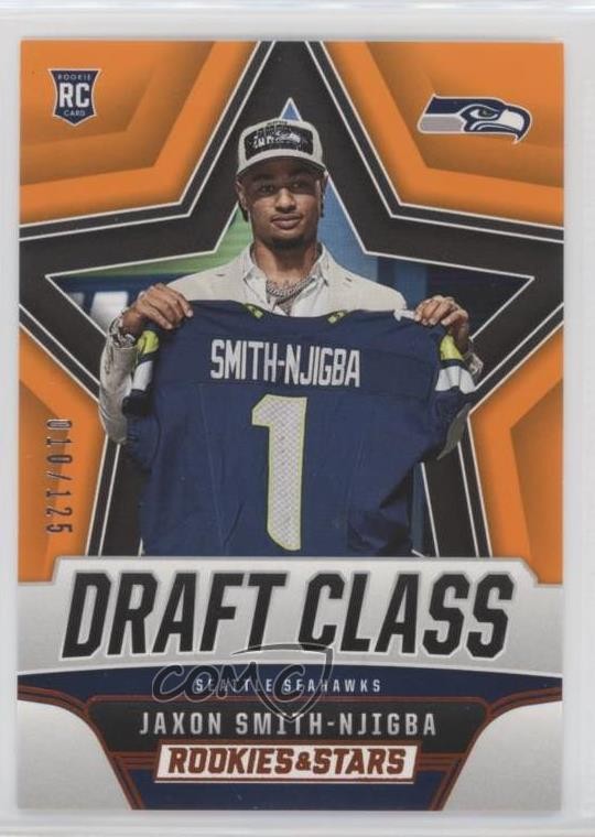 Jaxon Smith-Njigba Panini Rookies & Stars Draft Class #DC9 Orange
