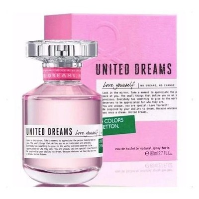 Benetton Ladies United Dreams Love Yourself EDT 2.7 oz Fragrances 8433982017070