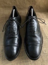 Allen Edmonds Park Avenue Mens Black Leather Cap Toe Oxford Shoes Size US 11 C