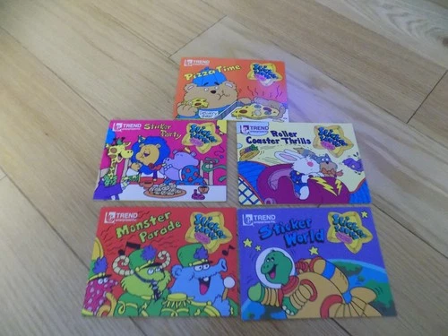 1991 Trend vintage 90s sticker Saver Pizza Time Monster Parade album page book