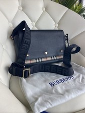 Burberry Crossbody Bags Note Leather Vintage Check