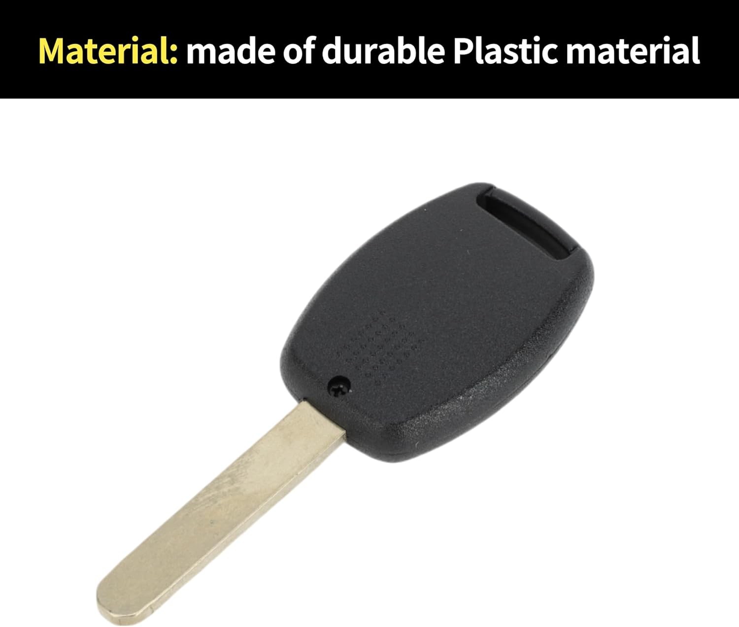 X AUTOHAUX Key Shell Case Keyless Entry Remote Fob Replacement Black 