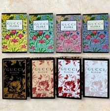 Gucci Bloom & Flora Perfume Collection For Women Sample Spray 8Pc Set Nice Gift!