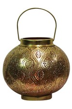 Orientalisches Indisches Windlicht Bahadir Gold