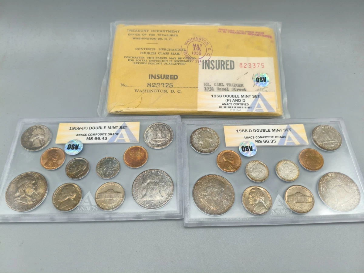 1958 US Coin Mint Sets for sale | eBay