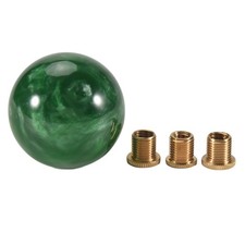 Marble Round Gear Knob Acrylic Shifter Knobs Stick Knobs With 3 Adapter6224