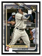 2024 Bowman Prospects #BP-138 Mike Boeve Milwaukee Brewers Baseball Card 34658