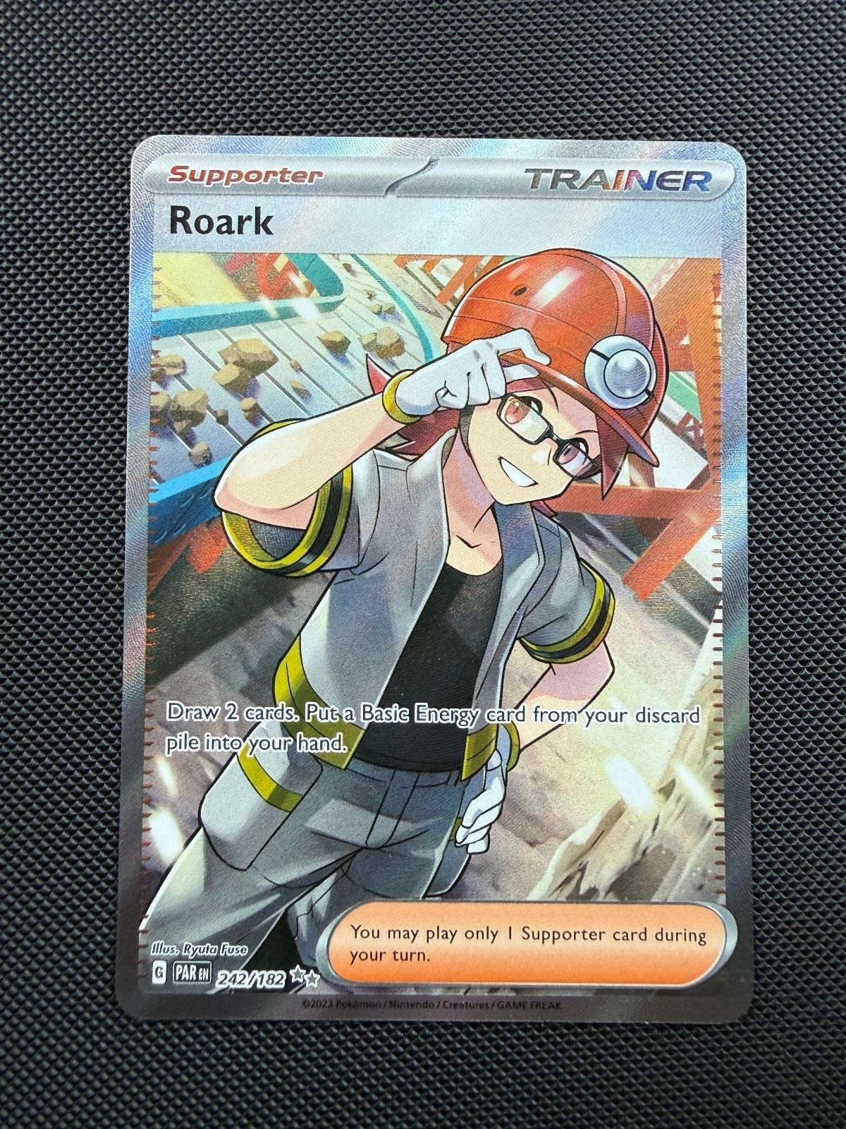 Pokemon Roark Ultra Rare 242 - 2023 Paradox Rift NM