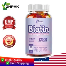 Hair Skin and Nails Gummies - Supports Healthy Hair - For Women's Beauty