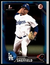 2016 Bowman Draft #BD-97 Jordan Sheffield Blue #/150