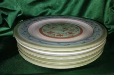 Culinary Art Studios Home Trends Julie Ingleman 11" Dinner Plates Set Of 5!