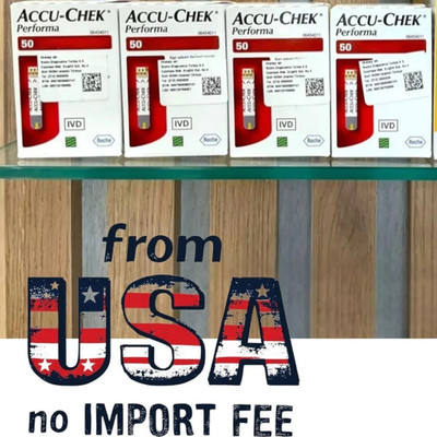 ACCU-CHEK Performa 200 Test Strips,From USA -Expiration 05- 2027-NO IMPORT FEE!!