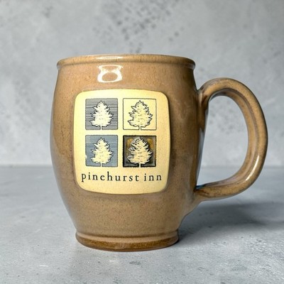 Deneen Pottery Hand Thrown Mug Pinehurst Inn Stoneware St Paul MN USA Coffee Cup