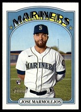 2021 TOPPS HERITAGE BASEBALL CARD JOSE MARMOLEJOS #658 RC SEATTLE MARINERS 6031