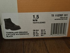 Little Kid's Timberland 6 In. Premium Boot Black Sz 1.5